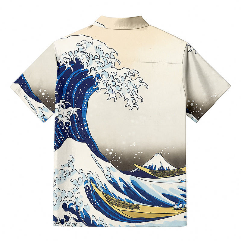 The Great Wave Off Kanagawa Hawaiian Shirt