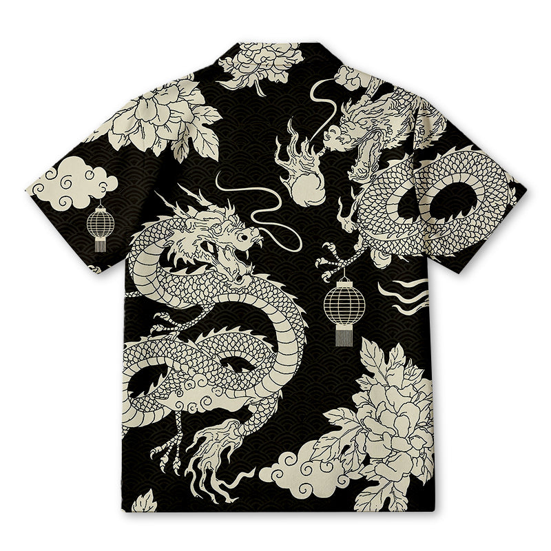 Personality fashionJapanese Dragon Hawaiian Shirt