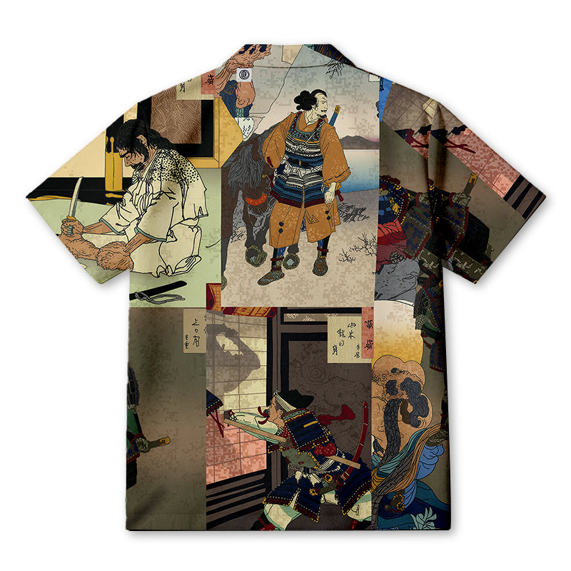 Personality fashionSamurai Art Hawaiian Shirt