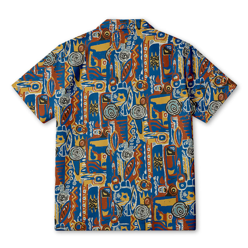 Personality fashionUrban Park Tribal Hawaiian Shirt