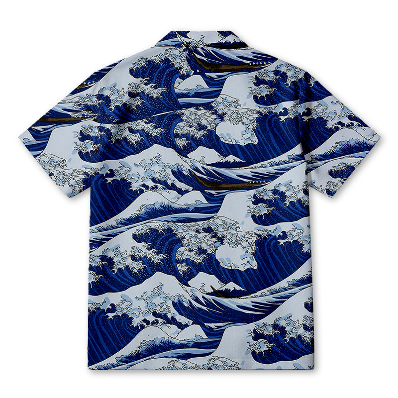 Personality fashionJapanese Ukiyo-e Hawaiian Shirt