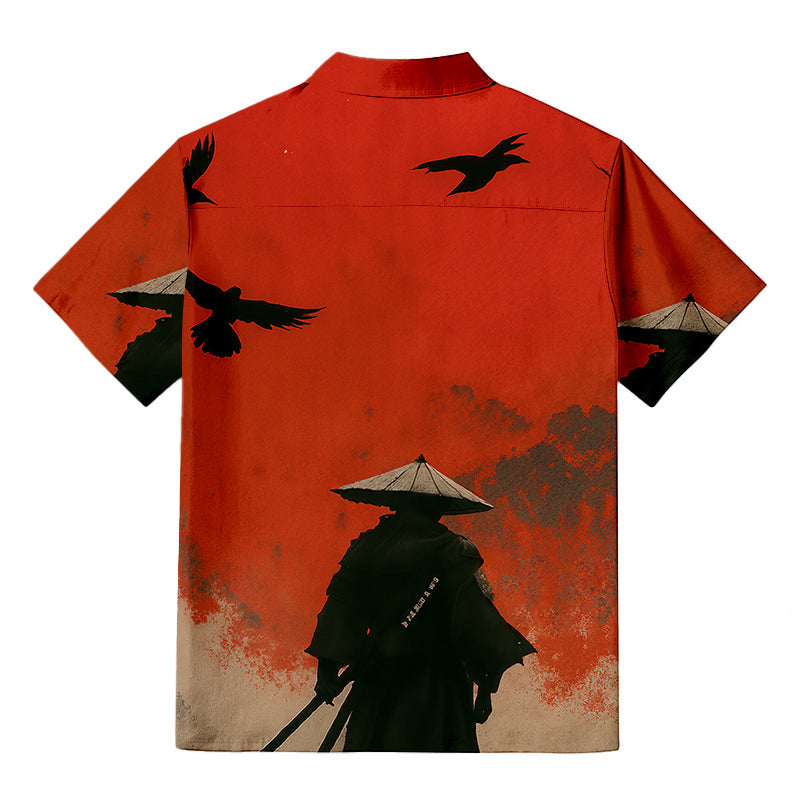 Blood Night Samurai Hawaiian Shirt