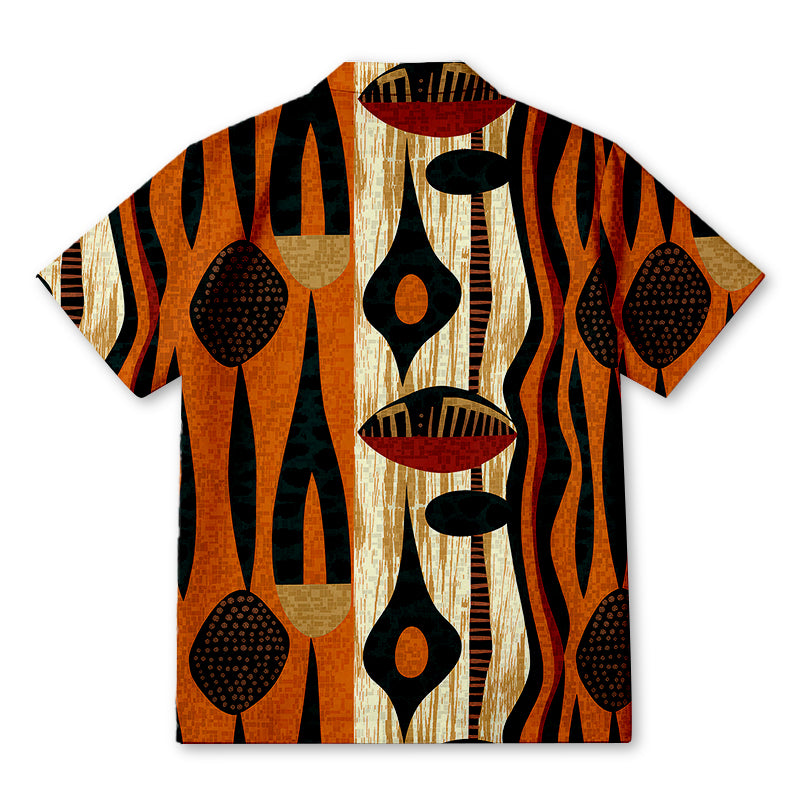 Personality fashionDesert Totem Blaze Hawaiian Shirt