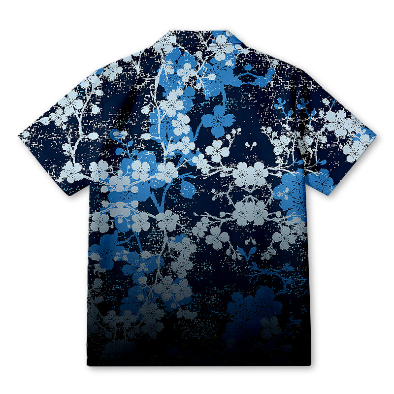 Personality fashionMidnight Blossoms Hawaiian Shirt