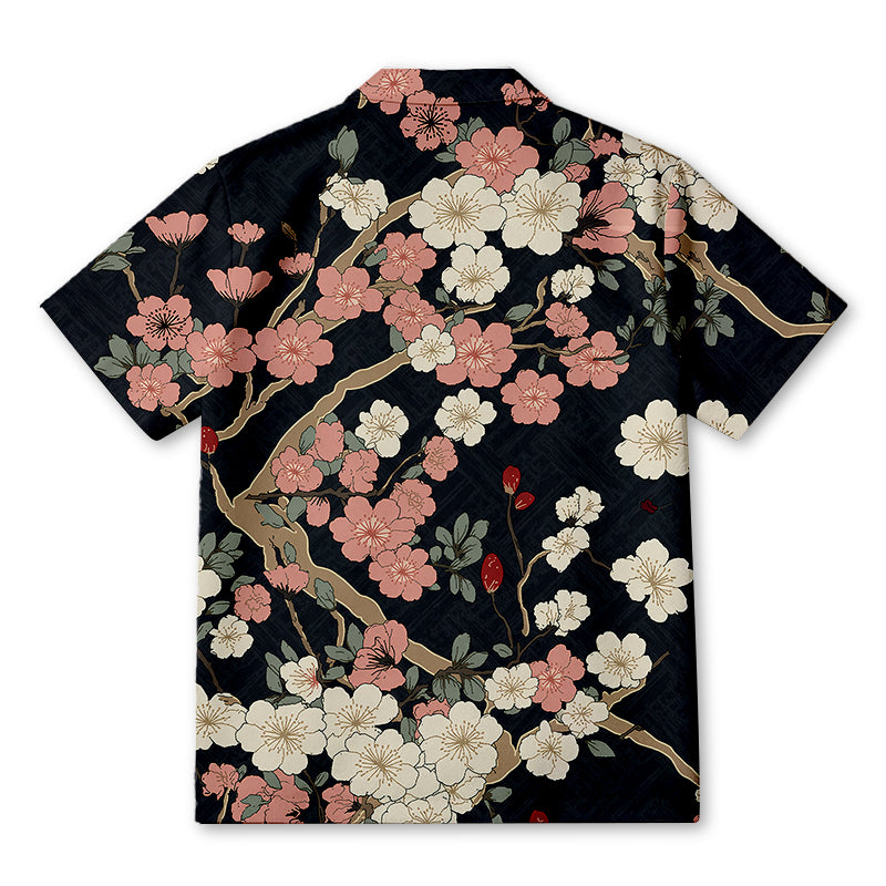 Personality fashionBlooming Sakura Hawaiian Shirt