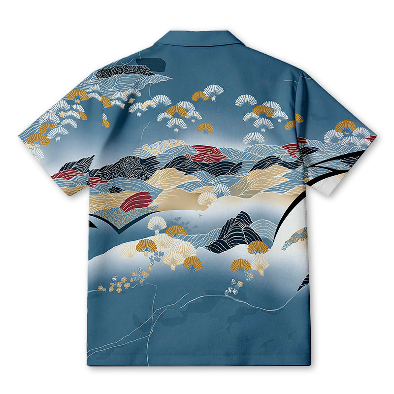 Personality fashionWave Of Dandelions Hawaiian Shirt