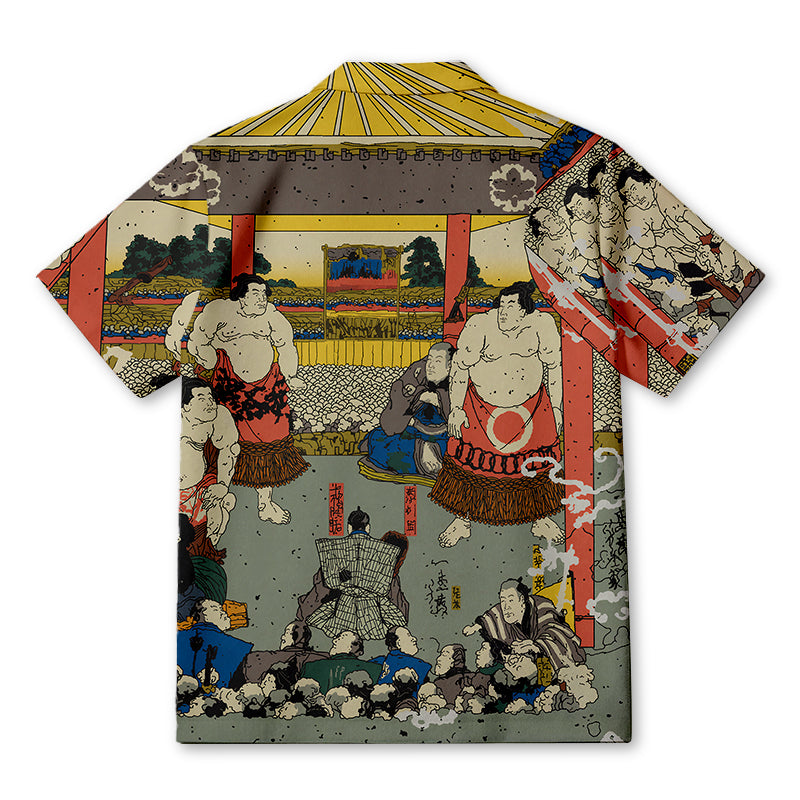 Personality fashionSumo Entering The Ring Hawaiian Shirt