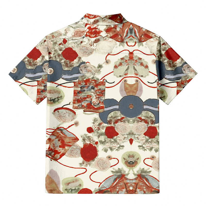 Shell And Flower Button-up Shirt