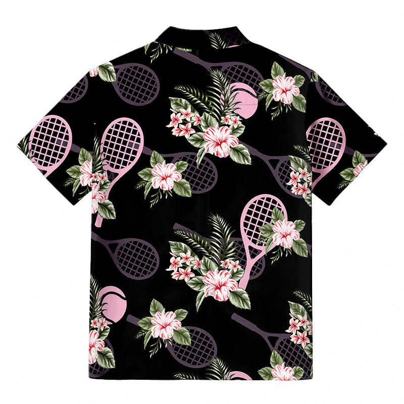 Tropical Tennis Button-up Shirt
