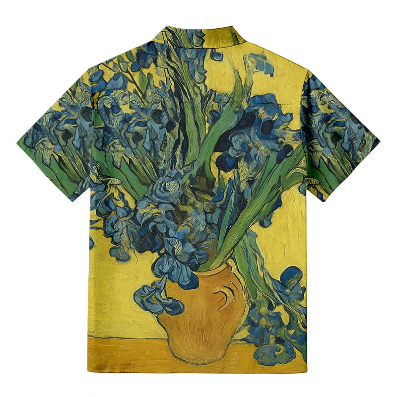 Van Gogh Irises Button-up Shirt