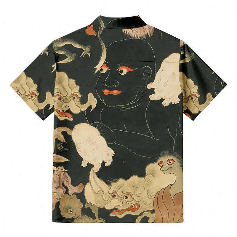 Yokai Encyclopedia Button-up Shirt