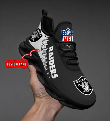 NFL – Custom name – Las Vegas Raiders Personalized Max Soul Shoes V2 – DS001