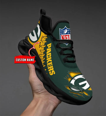 NFL – Custom name – Green Bay Packers Personalized Max Soul Shoes – DS001