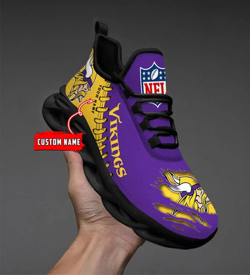 NFL – Custom name – Minnesota Vikings Personalized Max Soul Shoes – DS001