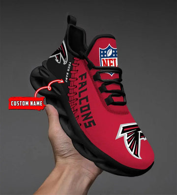 NFL – Custom name – Atlanta Falcons Personalized Max Soul Shoes V2 – DS001