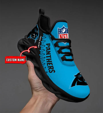 NFL – Custom name – Carolina Panthers Personalized Max Soul Shoes V2 – DS001