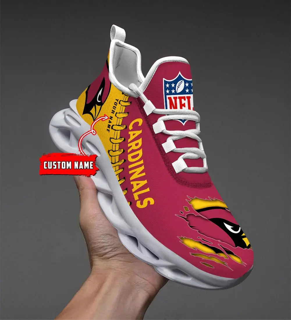 NFL – Custom name – Arizona Cardinals Personalized Max Soul Shoes – DS001