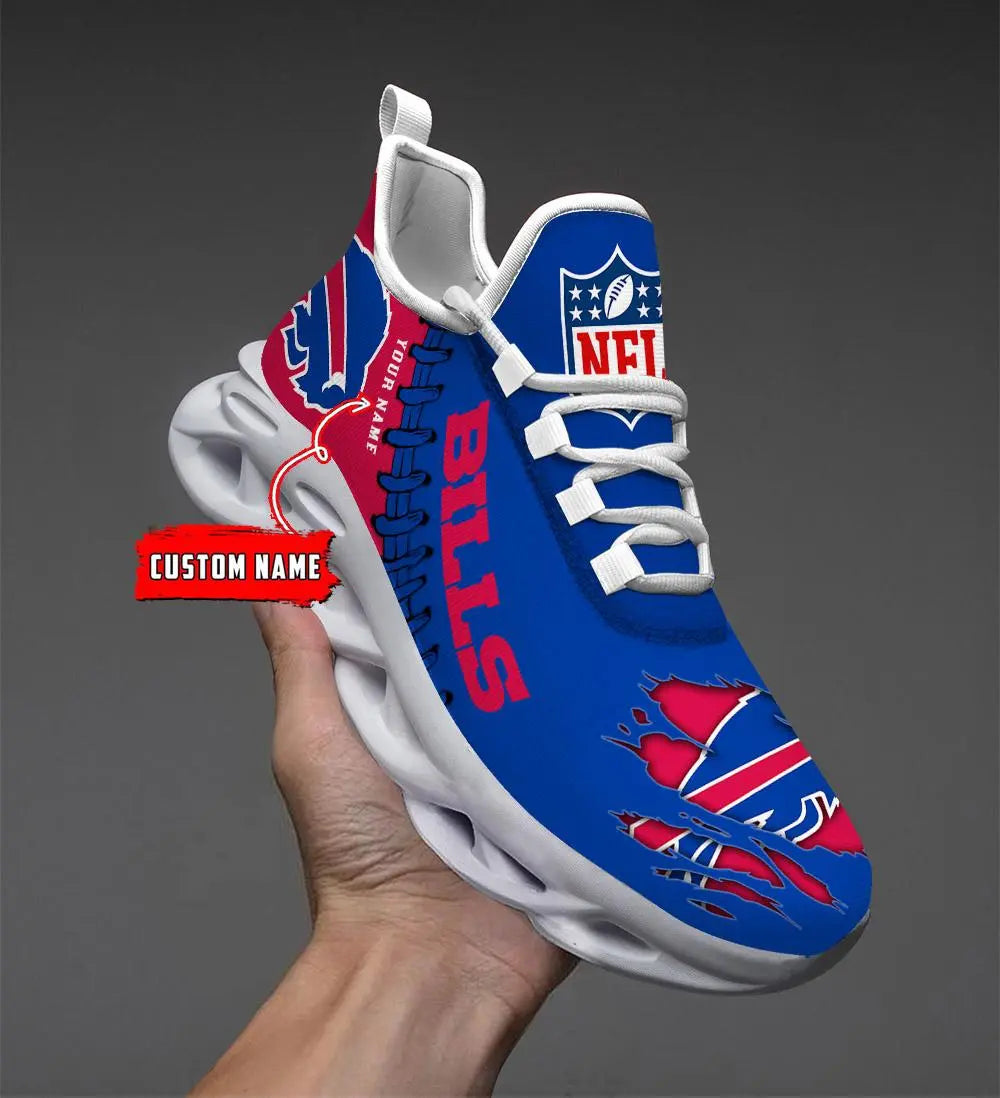 NFL – Custom name – Buffalo Bills Personalized Max Soul Shoes – DS001