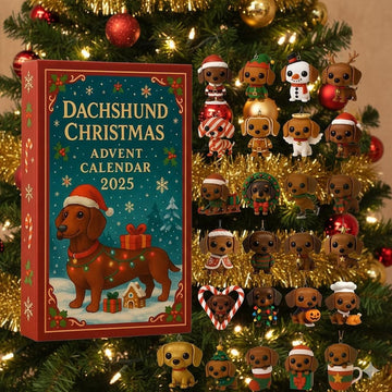 2026 Advent Calendar 24 Acrylic Christmas Ornaments 2D Funny Xmas Countdown Calendar For Kids Creative Holiday Toy Set Christmas Gifts