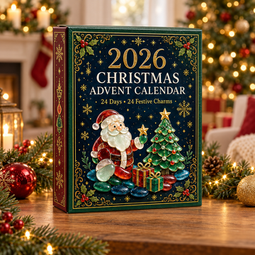 2026 Christmas Advent Calendar 24 Day Holiday Countdown With Acrylic Or Wood Charms