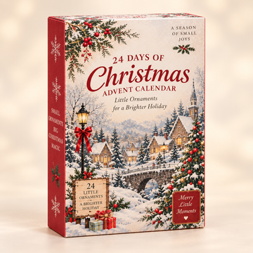 2026 Christmas Advent Calendar With 24 Mini Ornaments 24 Days Of Christmas Countdown Calendar Festive Holiday Keepsake Decorations Christmas Gift For Kids Families Ornament Lovers