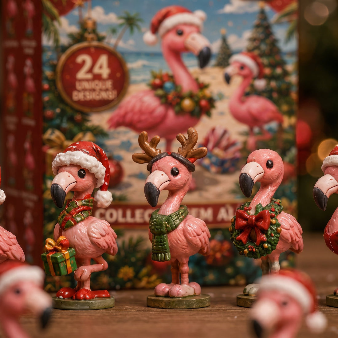 2026 Christmas Flamingo Advent Calendar Every Day Bring New Suprises