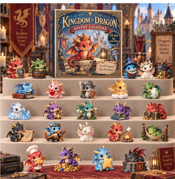 2026 Kingdom of Dragons Advent Calendar 2026 - 24-Day Countdown, Acrylic Charms