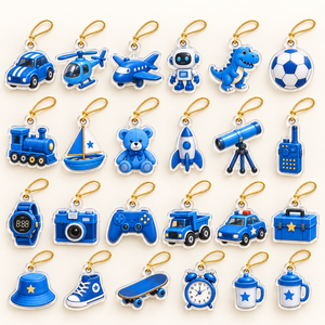 2026 Little Explorer Advent Calendar – 24 Days of Adventure with 24 Blue 2D Acrylic Charms, Fun Christmas Countdown Gift for Kids, Curious Minds & Little Adventurers-15
