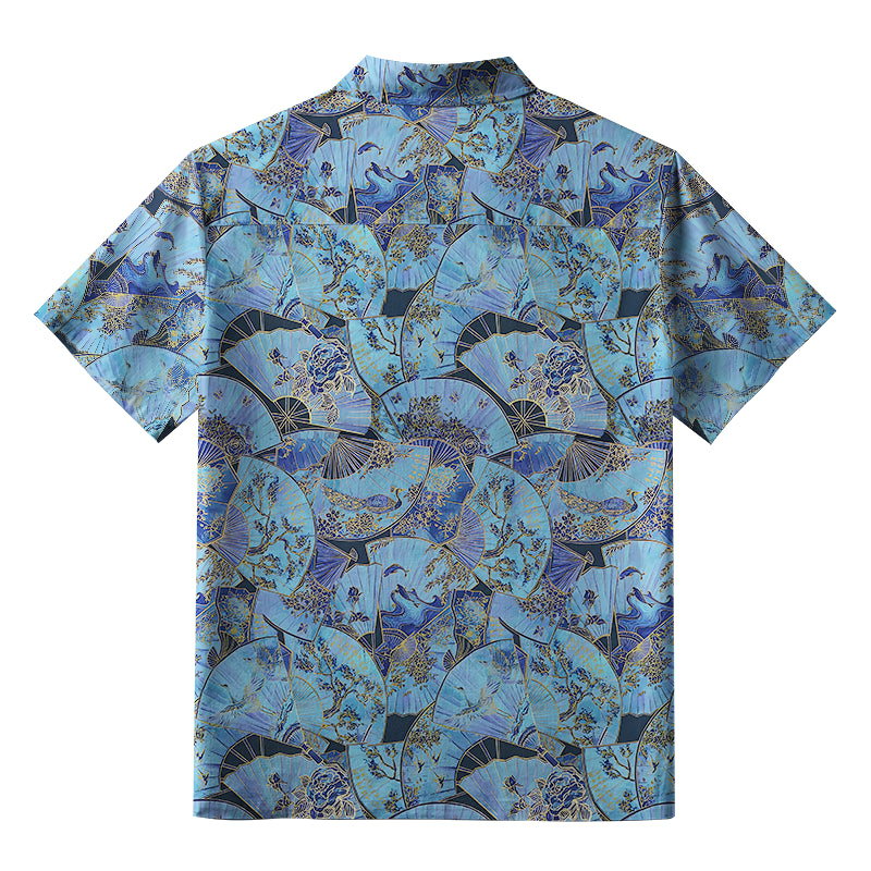 Traditional Japanese Fans Aloha Hawaiian Shirt