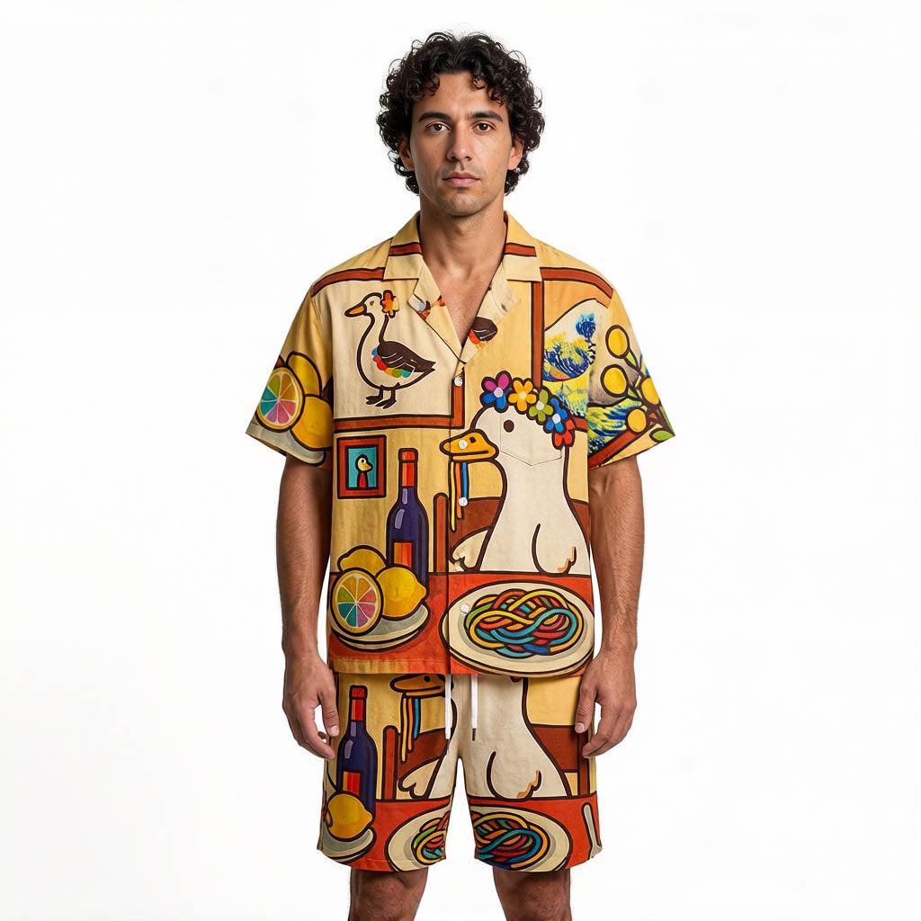 More Spaghetti Less Upsetti Goose Hawaiian Shirt