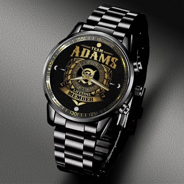 TATRO W8 - LIFETIME MEMBER - Black Fashion Watch Custom Your Name, Best Family Gifts