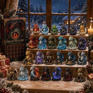 24-Day Dragon Advent Calendar 2026 - 24-Day Countdown, Acrylic Charms Every Day Bring New Suprises