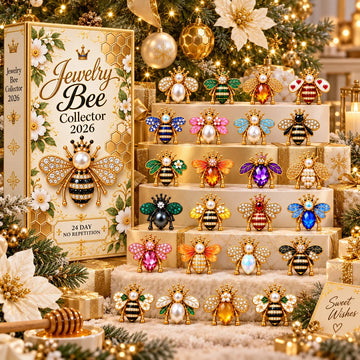 24 Days Of Sparkle Jewelry Bee Collector Advent Calendar 2026 - 24-Day Countdown, Acrylic Charms