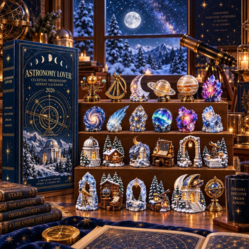 24 Nights Beneath The Stars Astronomy Lover Celestial Observatory Advent Calendar 2026 - 24-Day Countdown, Acrylic Charms