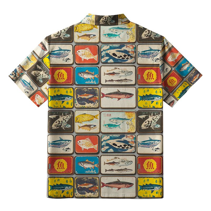 Vintage Fish Collection Aloha Hawaiian Shirt