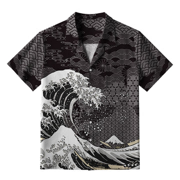 Personality fashion  Great Wave Off Fuji Aloha Hawaiian Shirt