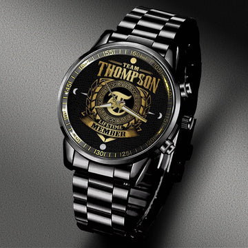 TATRO W8 - LIFETIME MEMBER - Black Fashion Watch Custom Your Name, Best Family Gifts