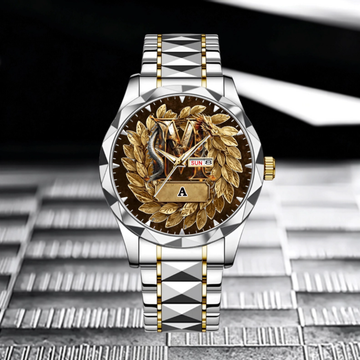 Customized Dragons Mission Watch - Personalized Name And Initial Letter - Gift for Dragon Lovers Ps0010