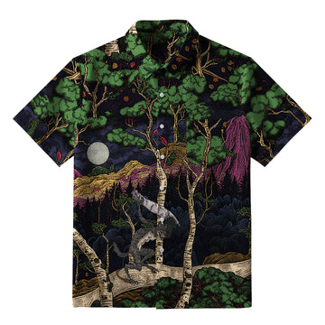 Personality fashion  Horrible Ghoul Button-up Shirt