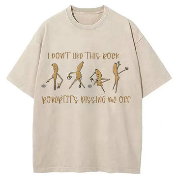 Personality fashion The Worm Washed T-Shirt