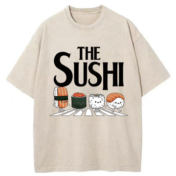Personality fashion The Sushi Washed T-Shirt