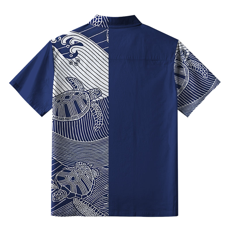 Turtles In The Ocean Aloha Hawaiian Shirt