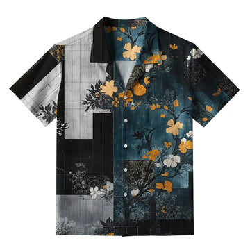 Personality fashion  Flower Fantasy Aloha Hawaiian Shirt