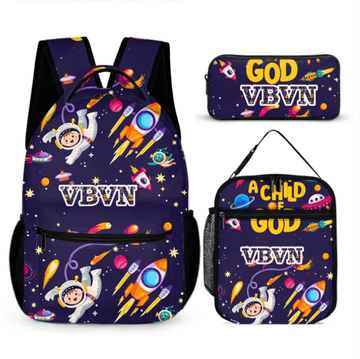 I Am A Child Of God - Personalized Name Customized School Bag - A Great Gift For Your Child For The School Season!