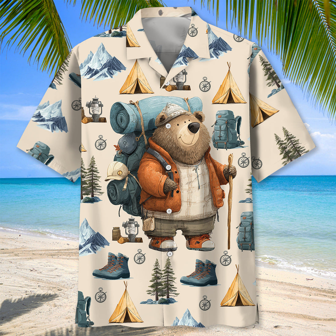 Mountain Adventure Camping Hawaiian Shirt