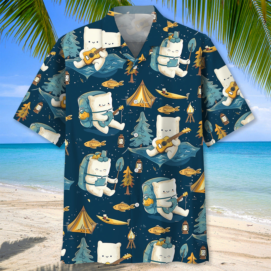 Marshmallow Adventure Hawaiian Shirt