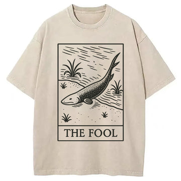 Personality fashion The Fool Washed T-Shirt