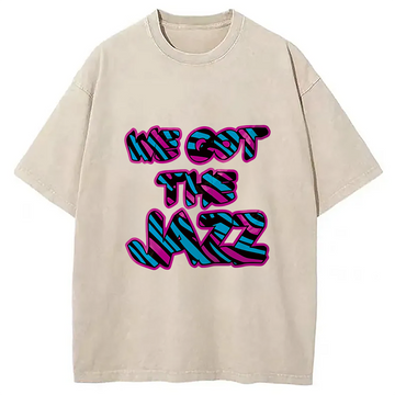 Personality fashion We Got the Jazz! Washed T-Shirt