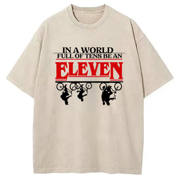 Personality fashion In a World Washed T-Shirt