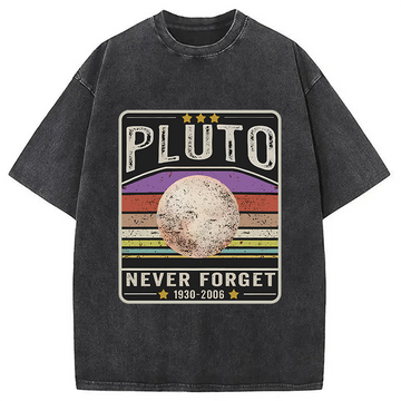 Personality fashion Always a Planet in Our Hearts Washed T-Shirt